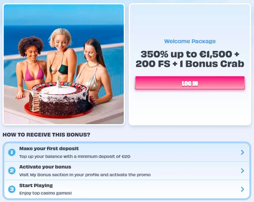 welcome bonus